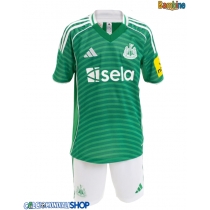 Maglie da calcio Newcastle United Seconda Maglia Bambino 2025-26 Manica Corta + Pantaloni corti)